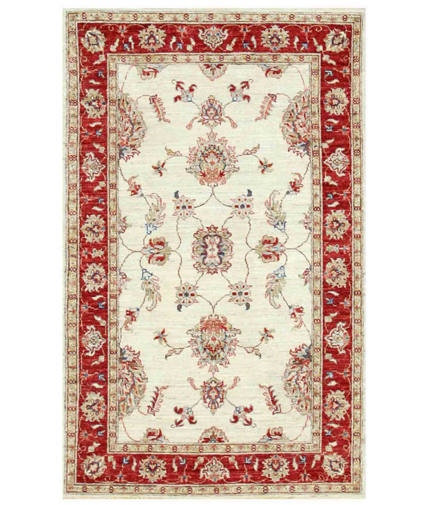 Hand Knotted Heriz Wool Rug 5'  7" x 7'  11" - No. AT17020