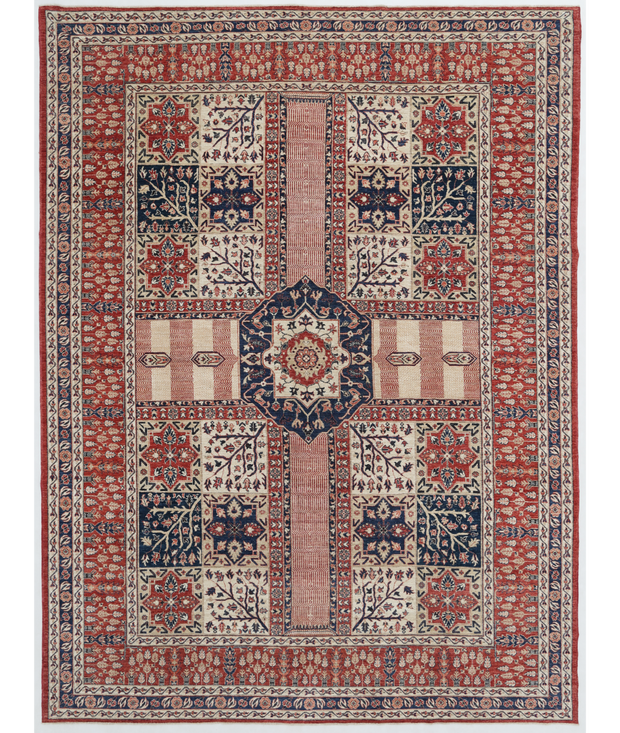 Hand Knotted Heriz Wool Rug 10'  0" x 13'  6" - No. AT84896