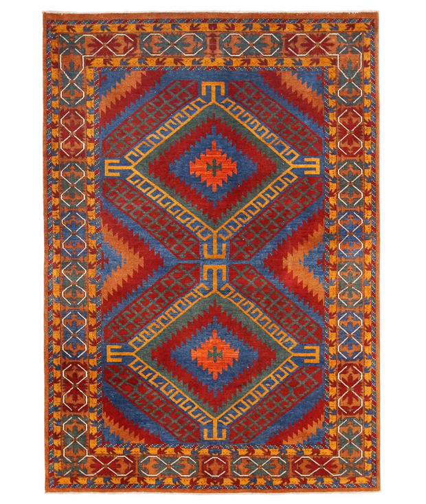 Hand Knotted Humna Wool Rug 5'  1" x 7'  6" - No. AT94434