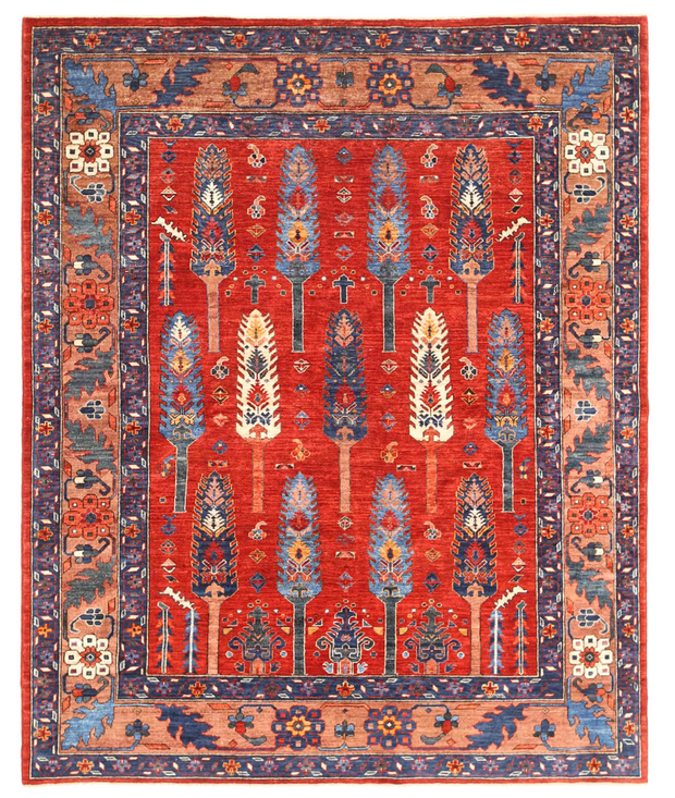 Hand Knotted Humna Wool Rug 6'  8" x 8'  2" - No. AT53332