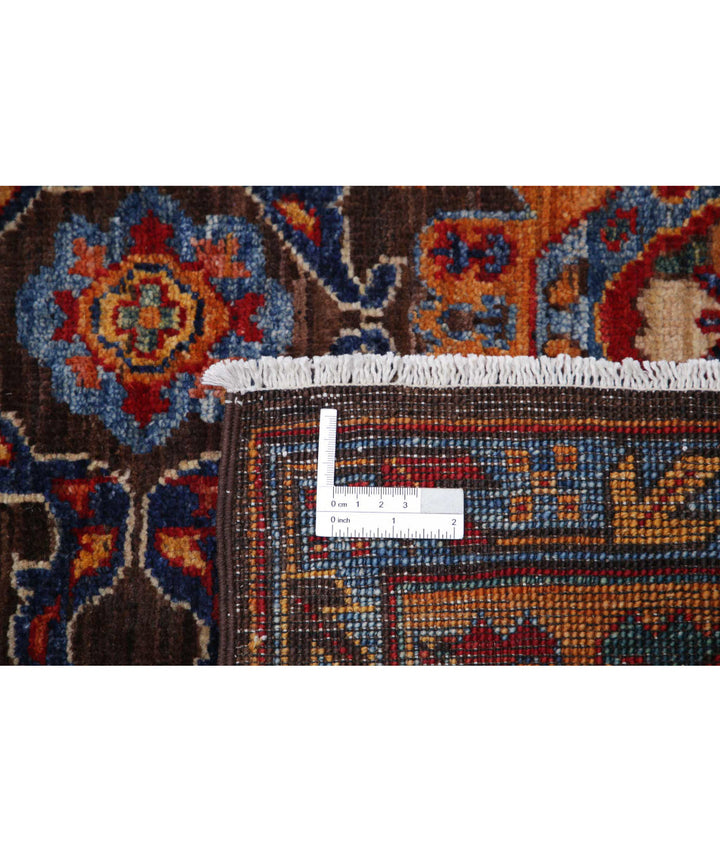 Hand Knotted Nomadic Caucasian Humna Wool Rug 5' 0" x 6' 10" - No. AT722768