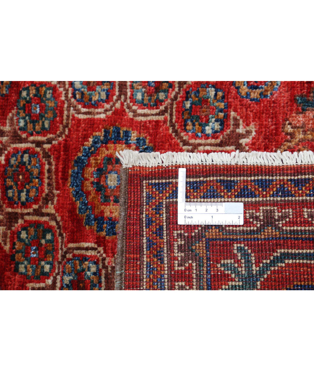 Hand Knotted Nomadic Caucasian Humna Wool Rug 4' 0" x 6' 1" - No. AT377725