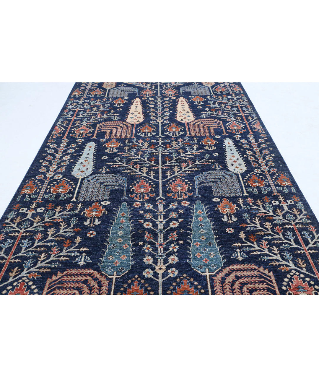 Afghan Bakshaish Runner Rug 6' 2" x 14' 8" Hand-Knotted | No. AT33992