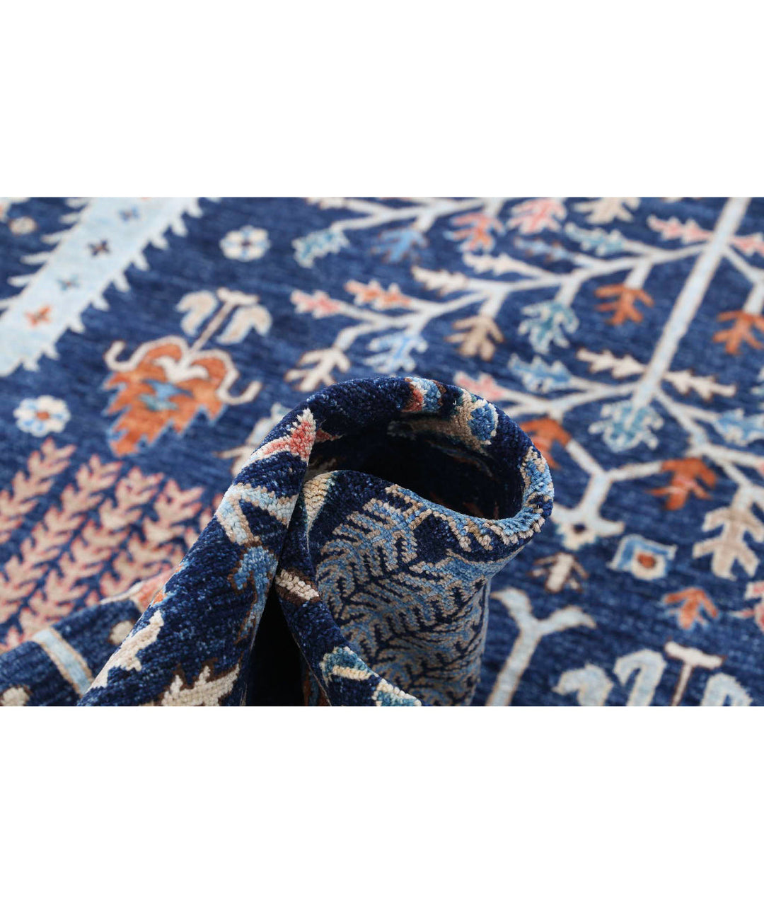 Afghan Bakshaish Runner Rug 6' 2" x 14' 8" Hand-Knotted | No. AT33992