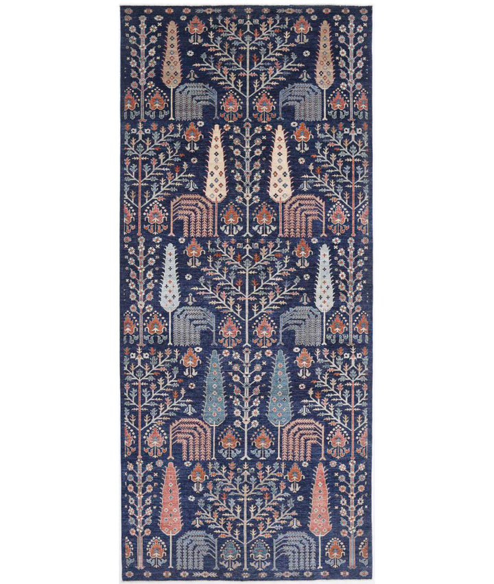 Afghan Bakshaish Runner Rug 6' 2" x 14' 8" Hand-Knotted | No. AT33992
