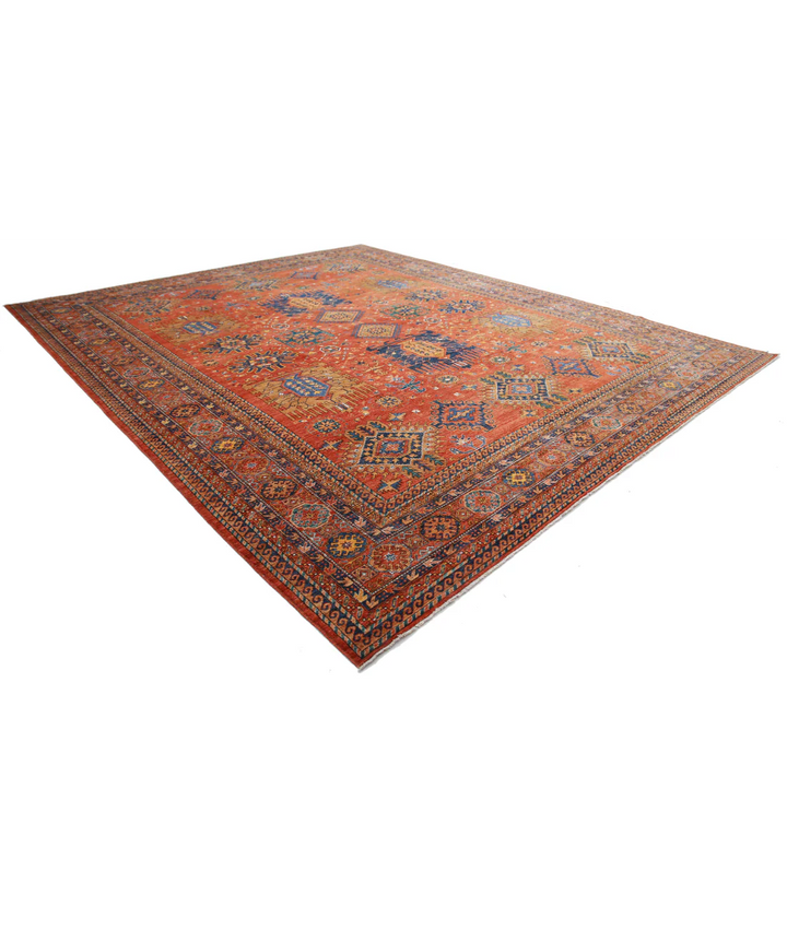 Hand Knotted Humna Wool Rug 13' 6" x 16' 2" - No. AT91343