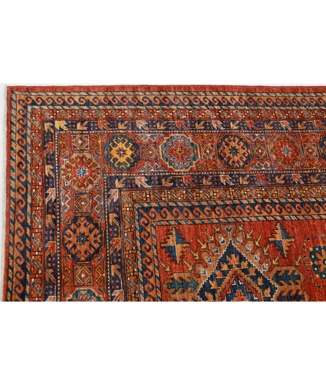 Hand Knotted Humna Wool Rug 13' 6" x 16' 2" - No. AT91343