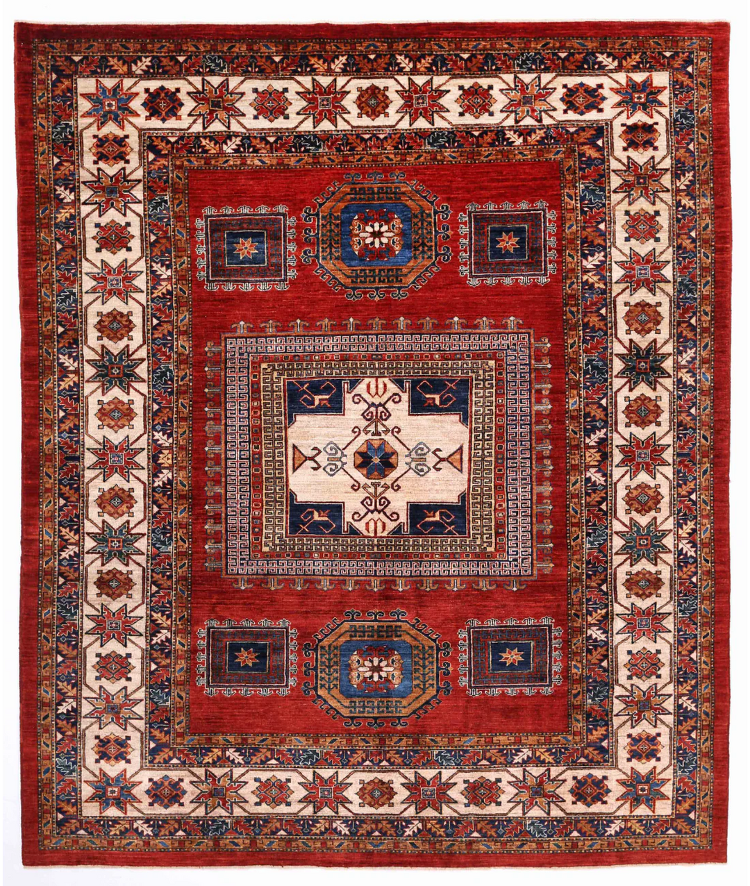 Hand Knotted Humna Wool Rug 8' 2" x 9' 10" - No. AT14366