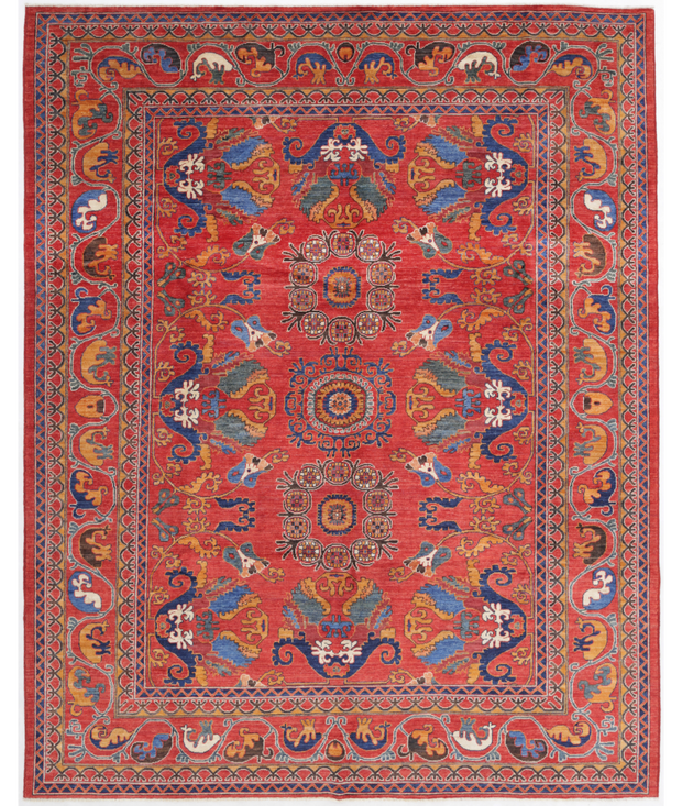 Hand Knotted Humna Wool Rug 8'  0" x 10'  0" - No. AT79547