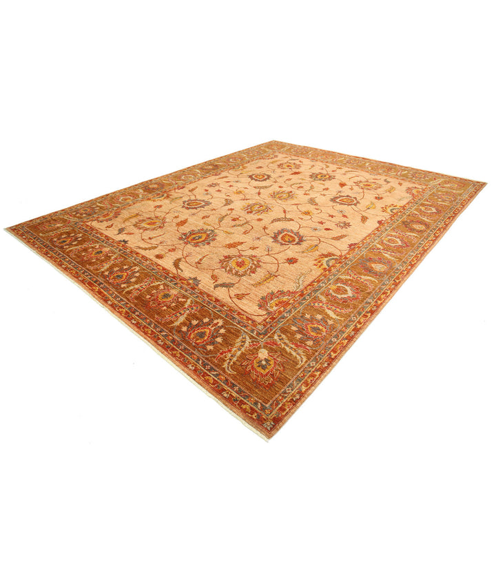 Hand Knotted Nomadic Caucasian Humna Wool Rug 10' 8" x 13' 10" - No. AT486259