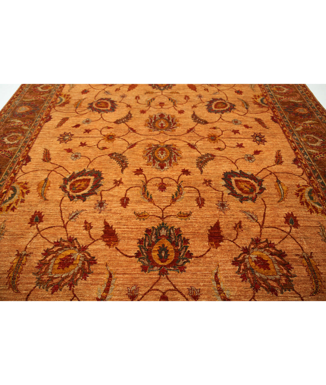 Hand Knotted Nomadic Caucasian Humna Wool Rug 10' 8" x 13' 10" - No. AT486259