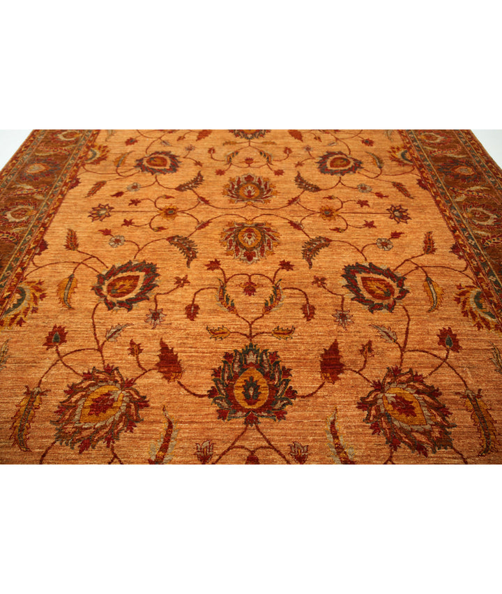 Hand Knotted Nomadic Caucasian Humna Wool Rug 10' 8" x 13' 10" - No. AT486259