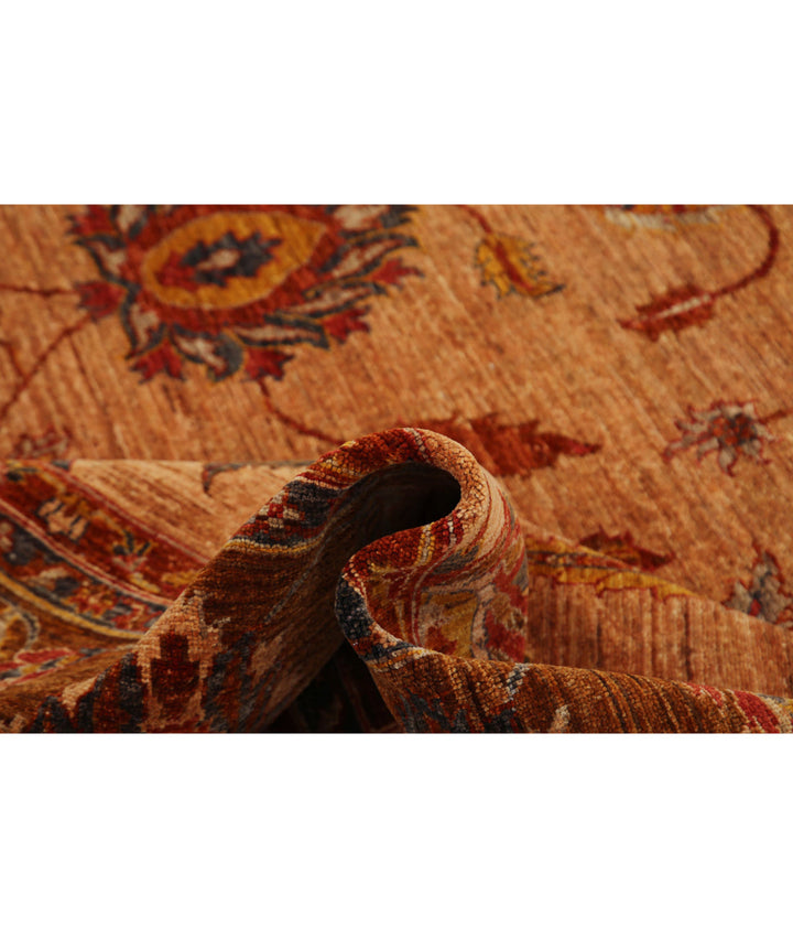 Hand Knotted Nomadic Caucasian Humna Wool Rug 10' 8" x 13' 10" - No. AT486259