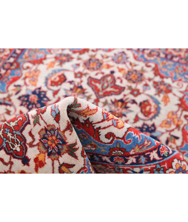 Afghan Isfahan Rug 3' 3" x 4' 10" Hand-Knotted | No. AT42092