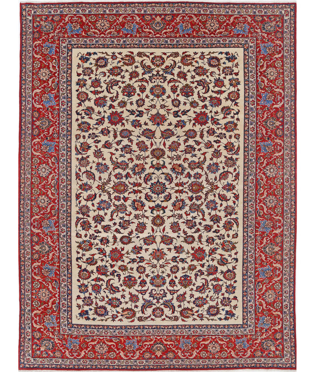 Hand Knotted Masterpiece Isfahan Wool Rug 10' 9" x 14' 6" - No. AT18197
