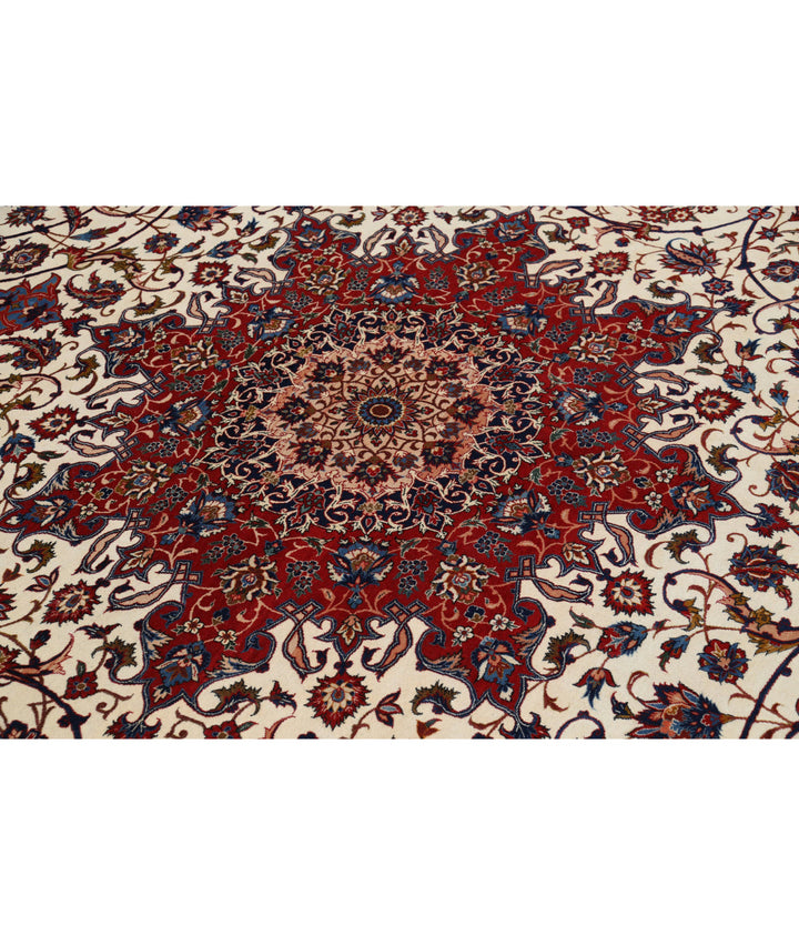Afghan Isfahan Rug 10' 3" x 14' 7" Hand-Knotted | No. AT90141