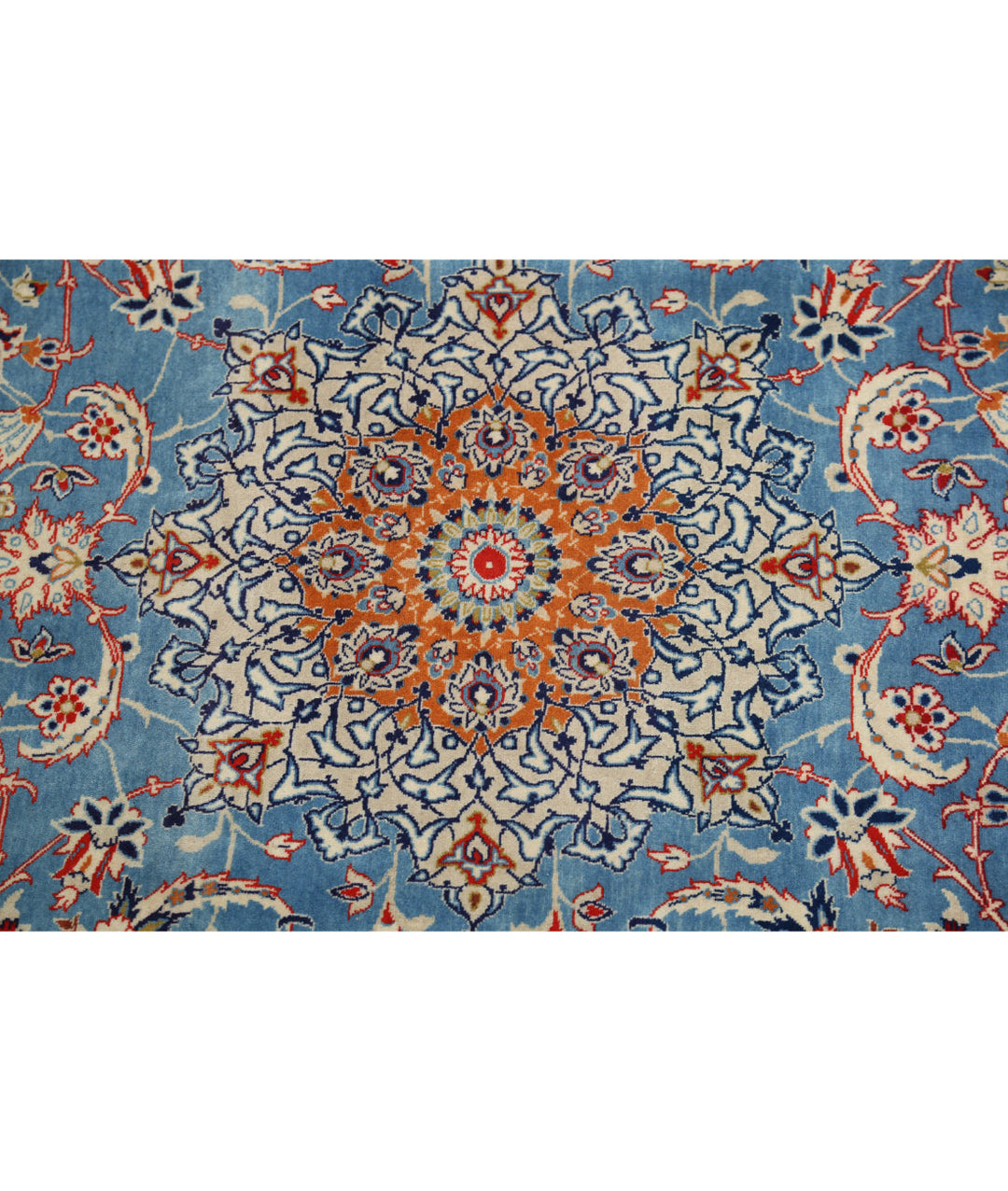 Hand Knotted Masterpiece Oriental Isfahan Wool & Silk Rug 3' 6" x 5' 4" - No. AT459028