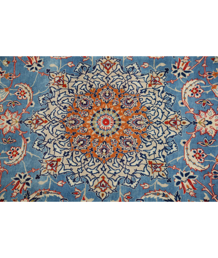Hand Knotted Masterpiece Oriental Isfahan Wool & Silk Rug 3' 6" x 5' 4" - No. AT459028