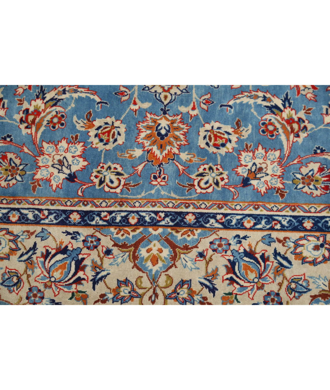 Hand Knotted Masterpiece Oriental Isfahan Wool & Silk Rug 3' 6" x 5' 4" - No. AT459028