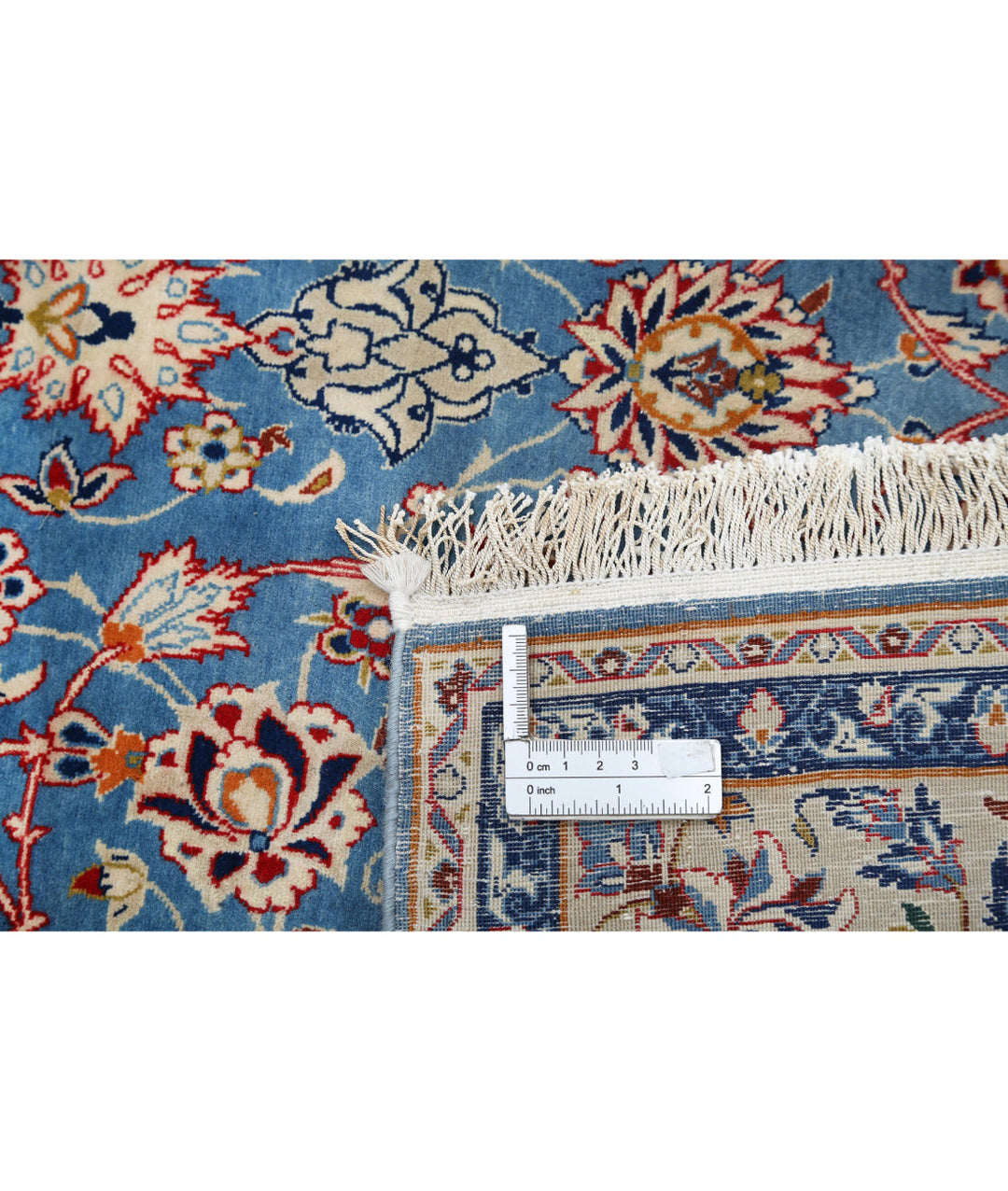 Hand Knotted Masterpiece Oriental Isfahan Wool & Silk Rug 3' 6" x 5' 4" - No. AT459028