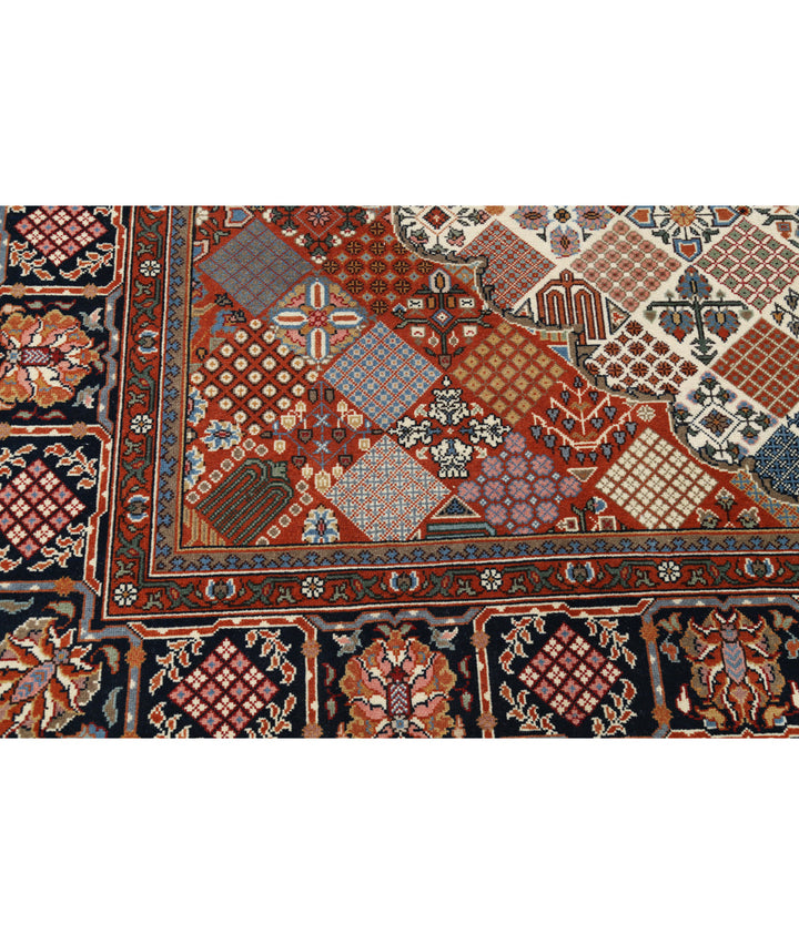 Afghan Josheghan Rug 9' 0" x 11' 9" Hand-Knotted | No. AT77747