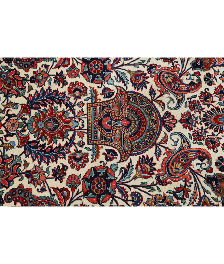 Afghan Kashan Rug 13' 9" x 21' 6" Hand-Knotted | No. AT27473
