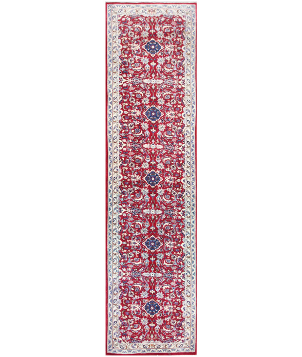 Hand Knotted Kashan Wool Rug 2'  11" x 10'  11" - No. AT27967
