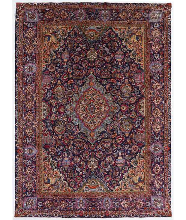 Hand Knotted Kashmar Wool Rug 9'  2" x 12'  10" - No. AT16145