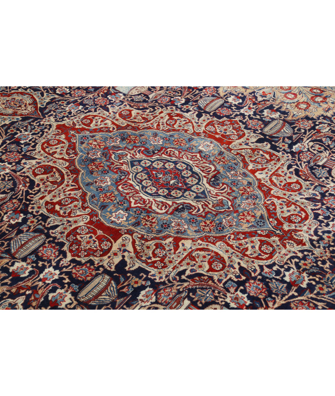 Afghan Kashmar Oriental Rug 9' 6" x 12' 7" Hand-Knotted | No. AT85850