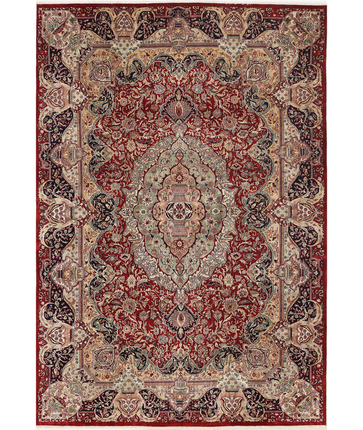 Afghan Kashmar Rug 7' 9" x 11' 7" Hand-Knotted | No. AT50241