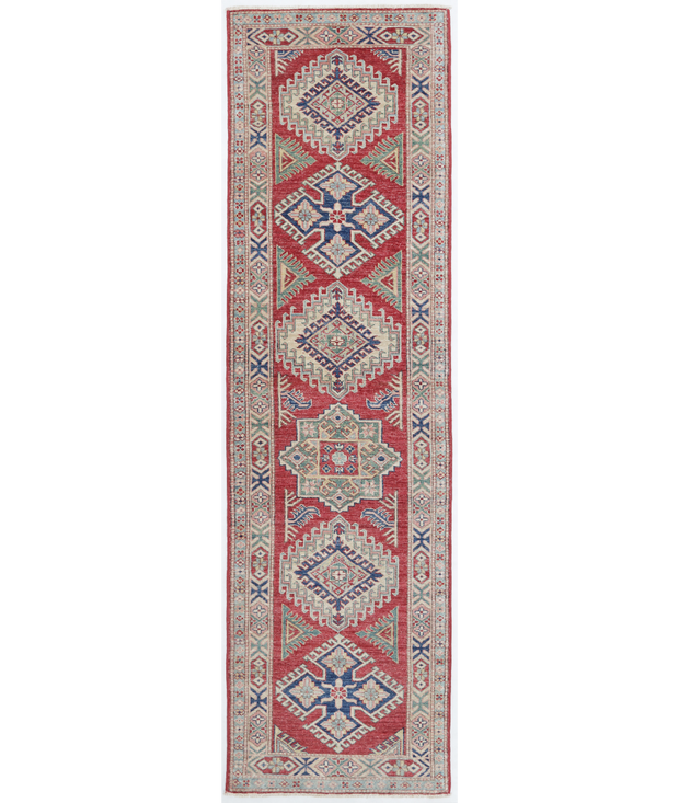 Hand Knotted Kazak Wool Rug 2'  3" x 8'  6" - No. AT99957