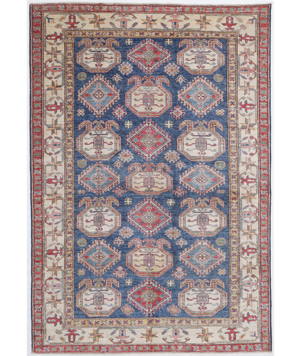 Hand Knotted Kazak Wool Rug 5'  6" x 8'  1" - No. AT79035