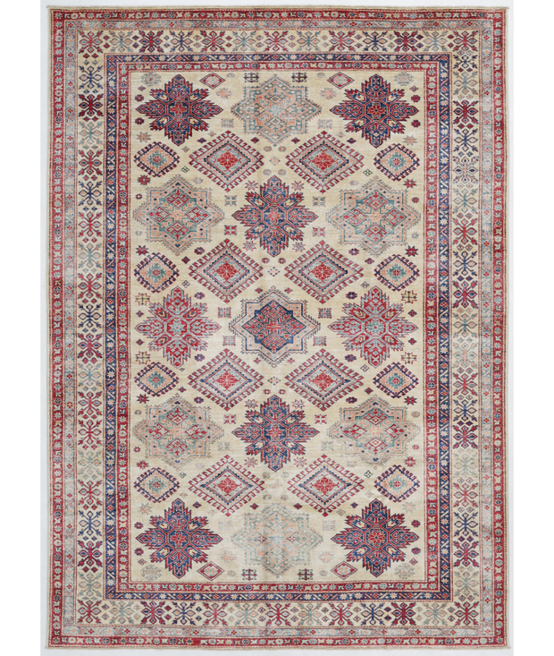 Hand Knotted Kazak Wool Rug 6'  9" x 9'  5" - No. AT72193