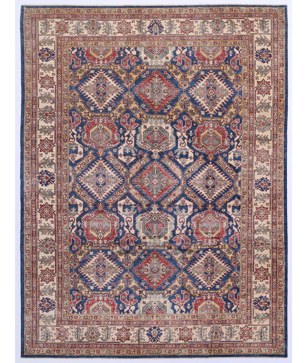 Hand Knotted Kazak Wool Rug 8'  0" x 10'  8" - No. AT43605