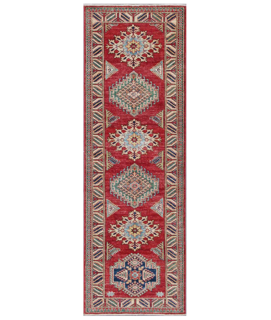 Hand Knotted Kazak Wool Rug 2'  8" x 8'  0" - No. AT67007