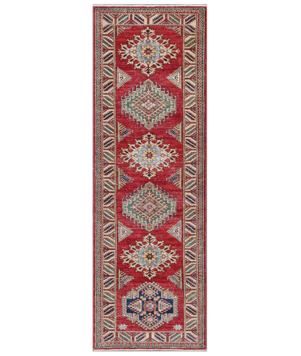 Hand Knotted Kazak Wool Rug 2'  8" x 8'  0" - No. AT67007