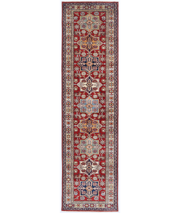 Hand Knotted Kazak Wool Rug 2'  7" x 9'  9" - No. AT51623