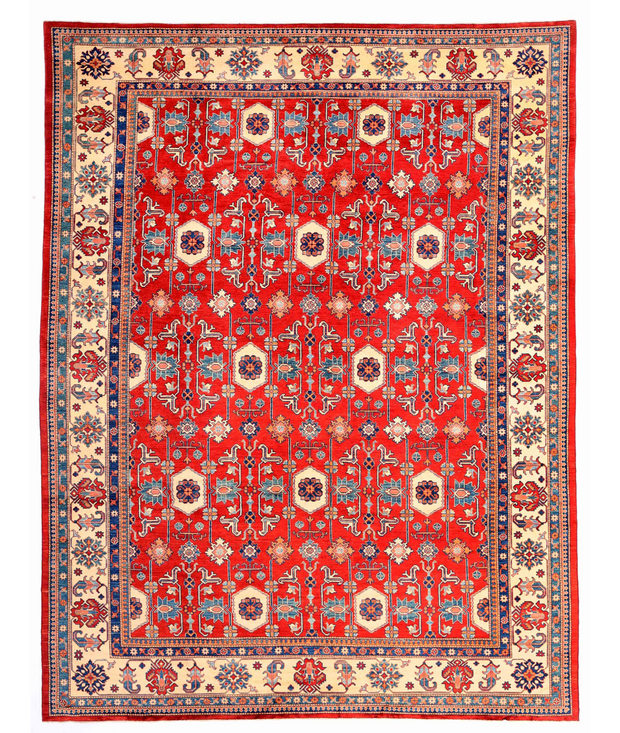 Hand Knotted Kazak Wool Rug 12'  0" x 15'  6" - No. AT89562