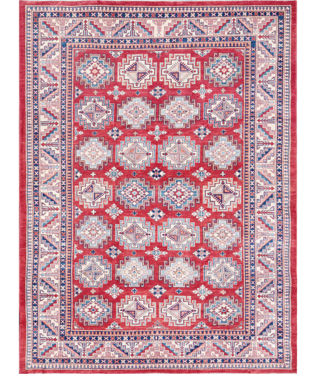 Hand Knotted Kazak Wool Rug 8'  5" x 11'  6" - No. AT71906