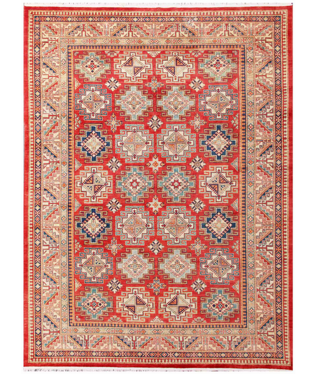Hand Knotted Kazak Wool Rug 9'  0" x 12'  2" - No. AT36575