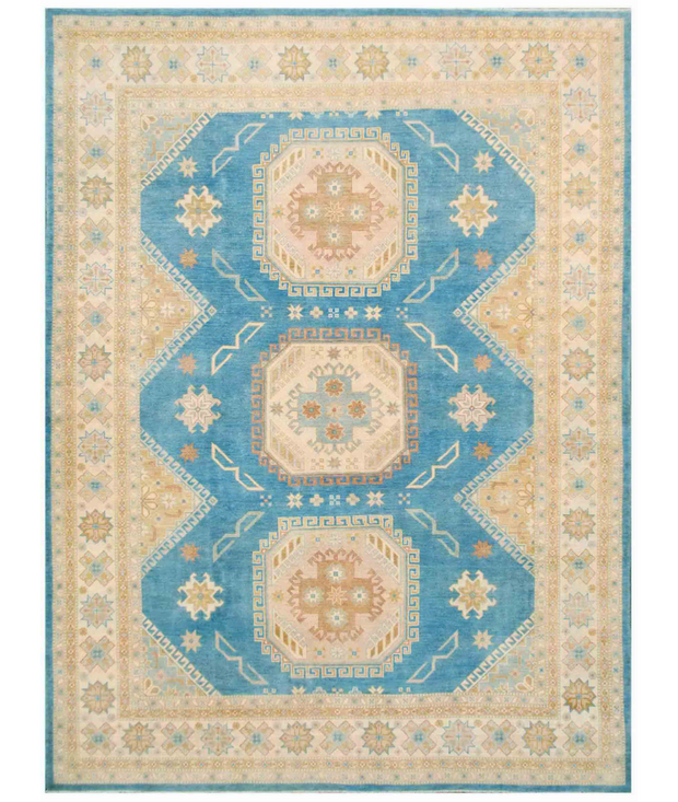Hand Knotted Kazak Wool Rug 9'  0" x 12'  0" - No. AT16251