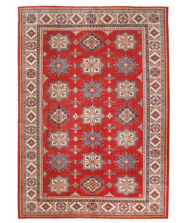 Hand Knotted Kazak Wool Rug 10'  1" x 14'  0" - No. AT96506
