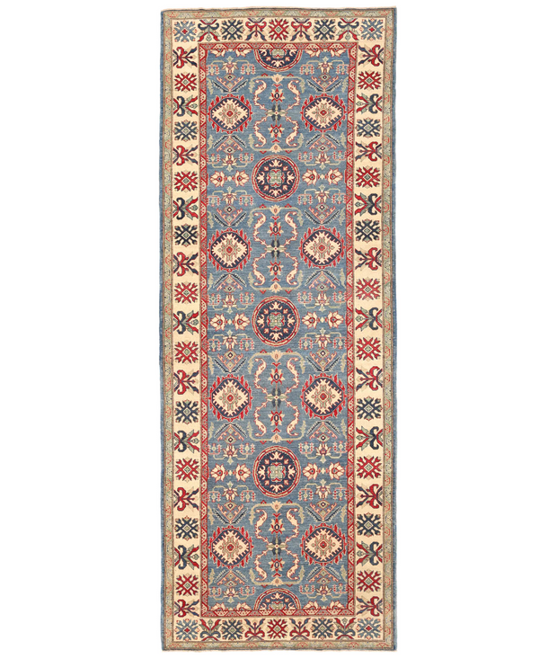 Hand Knotted Kazak Wool Rug 5'  2" x 14'  6" - No. AT75444