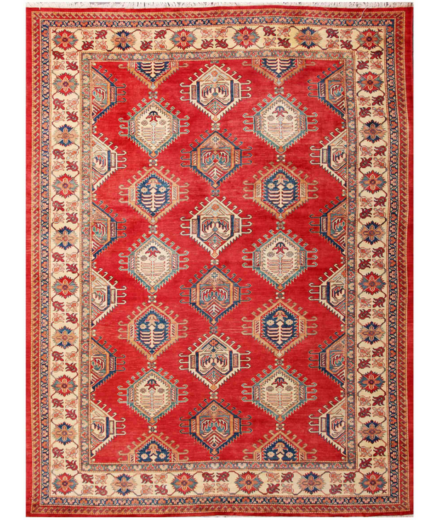 Hand Knotted Kazak Wool Rug 10'  5" x 13'  9" - No. AT63817