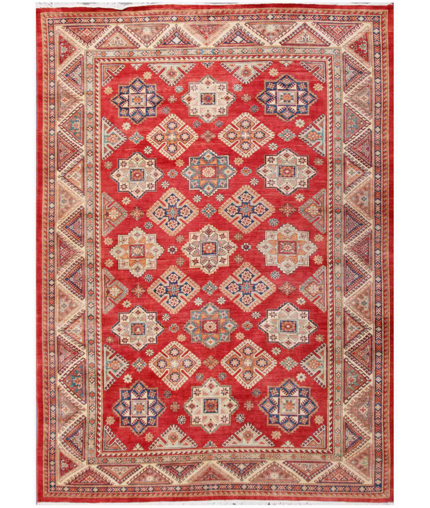 Hand Knotted Kazak Wool Rug 10'  2" x 14'  0" - No. AT26971