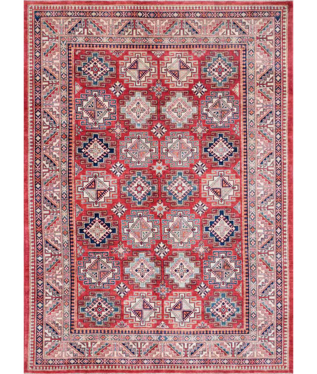 Hand Knotted Kazak Wool Rug 9'  0" x 12'  6" - No. AT93201