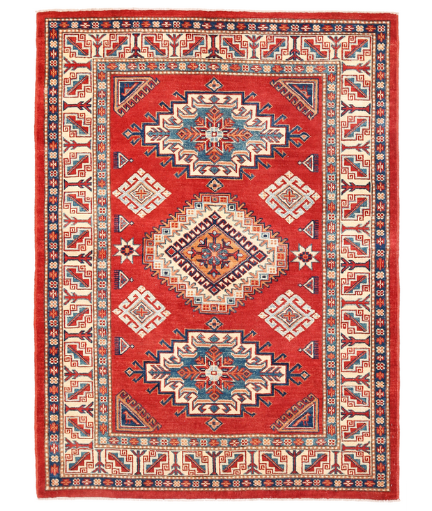 Hand Knotted Kazak Wool Rug 5'  0" x 6'  11" - No. AT54450