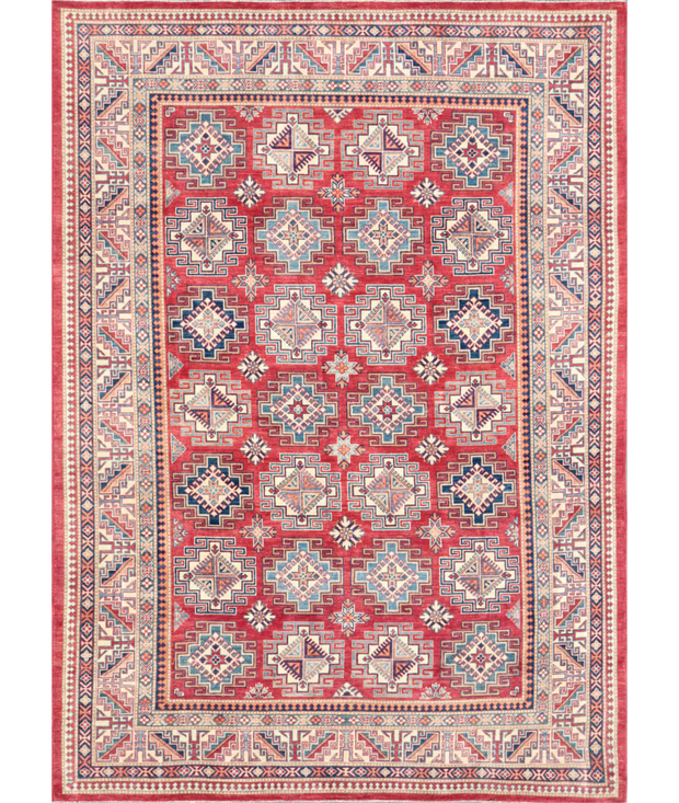 Hand Knotted Kazak Wool Rug 9'  1" x 12'  6" - No. AT44480