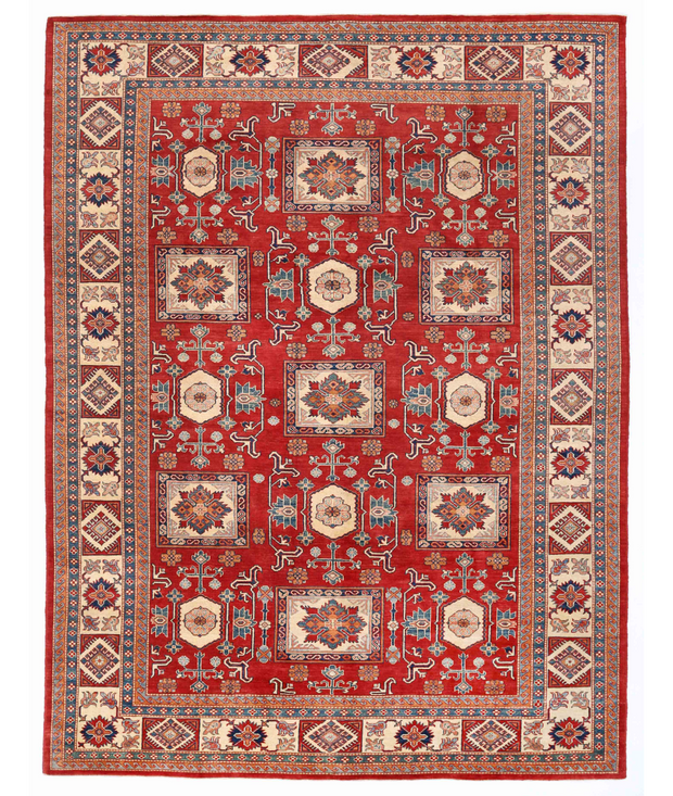 Hand Knotted Kazak Wool Rug 10'  2" x 13'  4" - No. AT11961