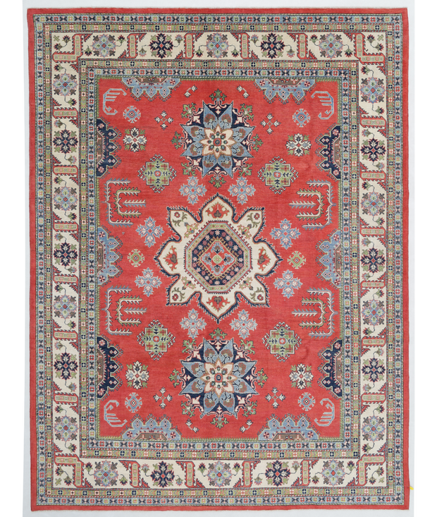 Hand Knotted Kazak Wool Rug 8'  10" x 11'  9" - No. AT80243